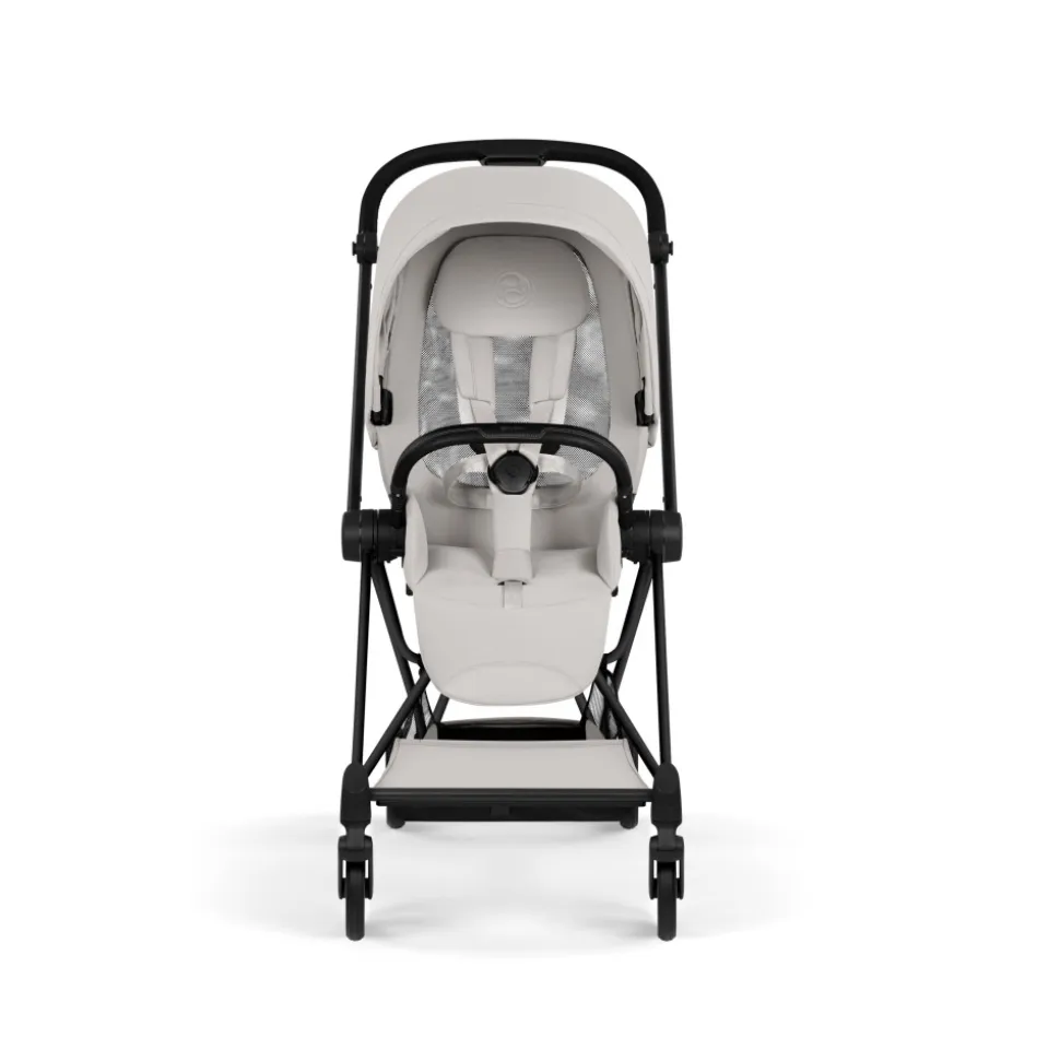 Poussette compacte mios 4 city grey châssis matt black