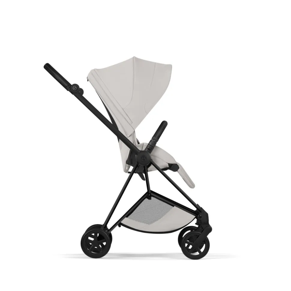 Poussette compacte mios 4 city grey châssis matt black