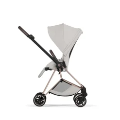 Poussette compacte mios 4 city grey châssis rosegold