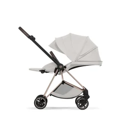 Poussette compacte mios 4 city grey châssis rosegold