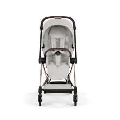 Poussette compacte mios 4 city grey châssis rosegold