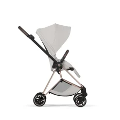 Poussette compacte mios 4 city grey châssis rosegold