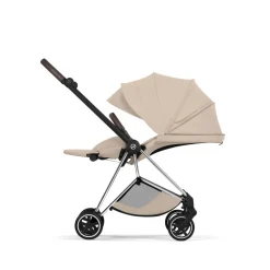 Poussette compacte mios 4 cozy beige châssis chrome