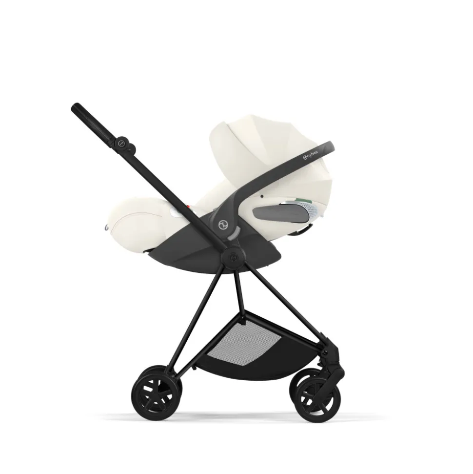 Poussette compacte mios 4 off white châssis matt black
