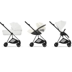 Poussette compacte mios 4 off white châssis matt black