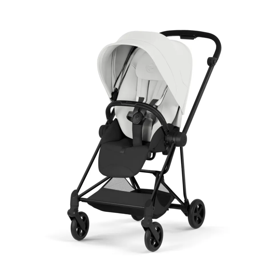 Poussette compacte mios 4 off white châssis matt black