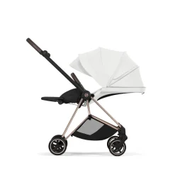 Poussette compacte mios 4 off white châssis rosegold