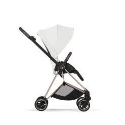 Poussette compacte mios 4 off white châssis rosegold