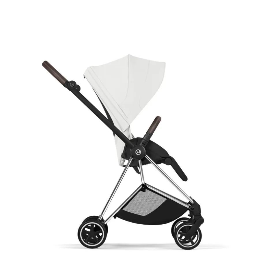 Poussette compacte mios 4 off white châssis chrome