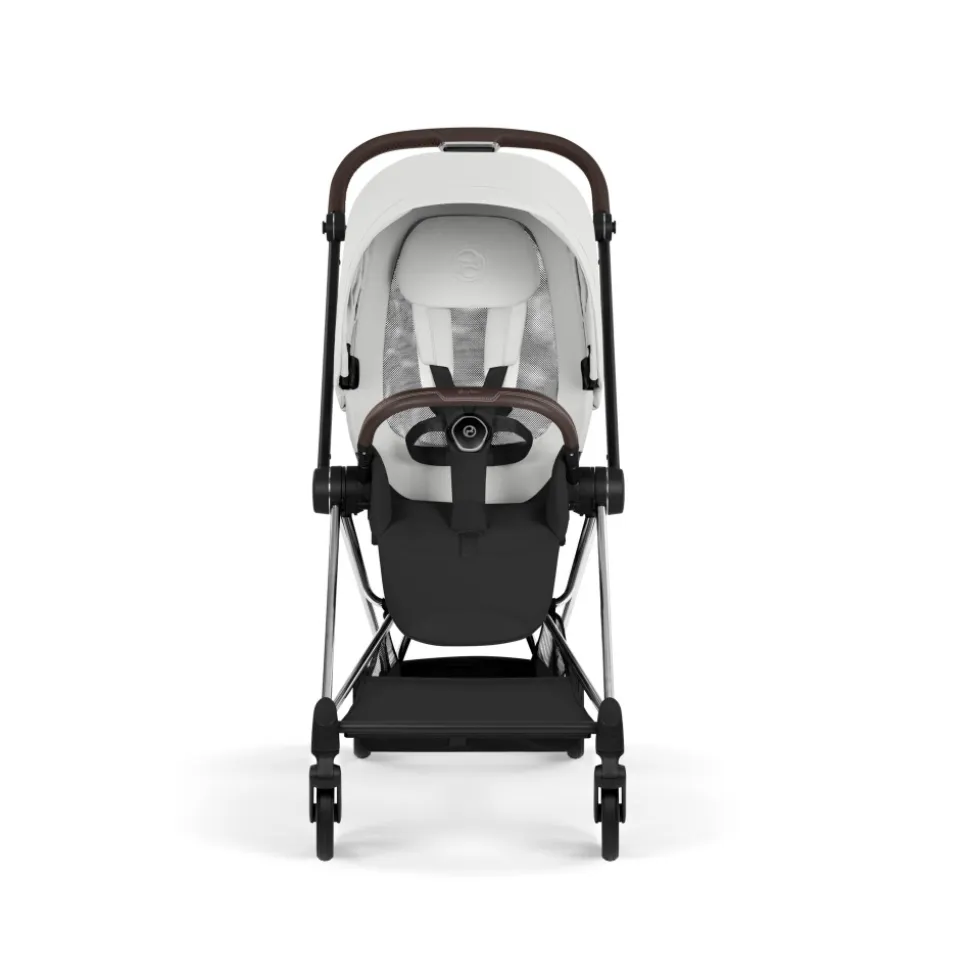 Poussette compacte mios 4 off white châssis chrome