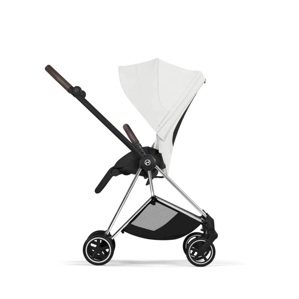 Poussette compacte mios 4 off white châssis chrome