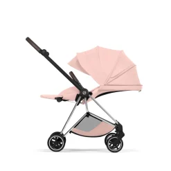 Poussette compacte mios 4 peach pink châssis chrome