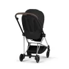 Poussette compacte mios 4 sepia black châssis chrome