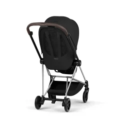 Poussette compacte mios 4 sepia black châssis chrome