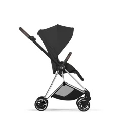 Poussette compacte mios 4 sepia black châssis chrome