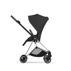 Poussette compacte mios 4 sepia black châssis chrome
