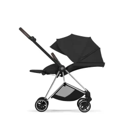 Poussette compacte mios 4 sepia black châssis chrome