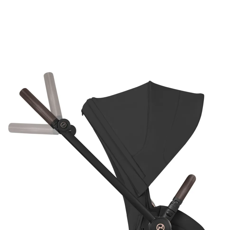 Poussette compacte mios 4 sepia black châssis matt black