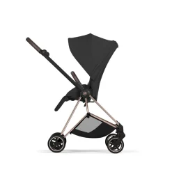 Poussette compacte mios 4 sepia black châssis rosegold