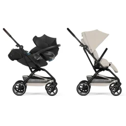 Poussette compacte pivotante eezy s twist+ 2 dune grey