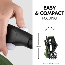 Poussette compacte travel n care plus green