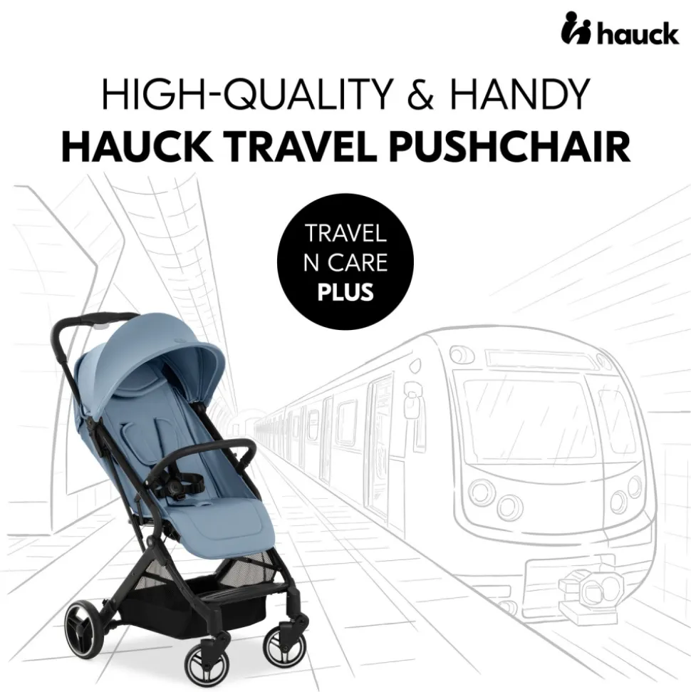 Poussette compacte travel n care plus dusty blue
