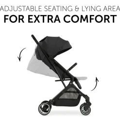 Poussette compacte travel n care black