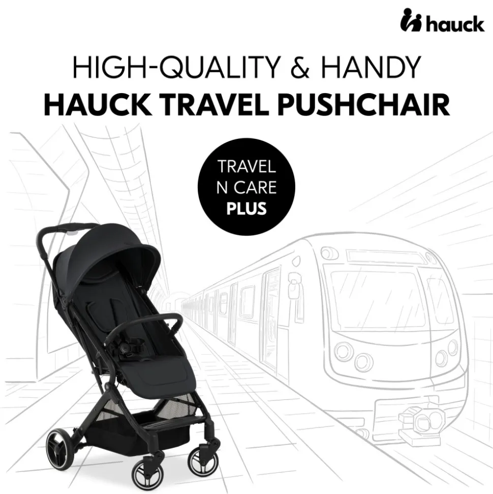 Poussette compacte travel n care plus black
