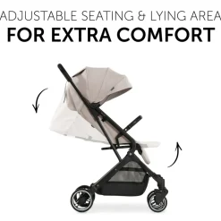 Poussette compacte travel n care beige
