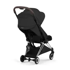 Poussette compacte voyage coya 2 style châssis chrome sepia black