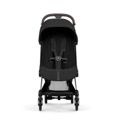 Poussette compacte voyage coya 2 style châssis chrome sepia black