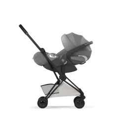 Poussette compacte voyage coya 2 style châssis matt black city grey