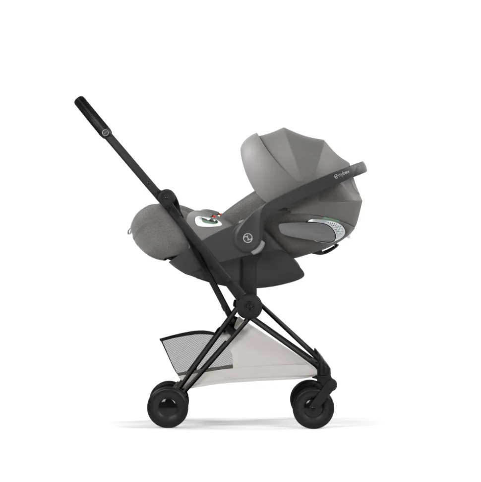 Poussette compacte voyage coya 2 style châssis matt black city grey