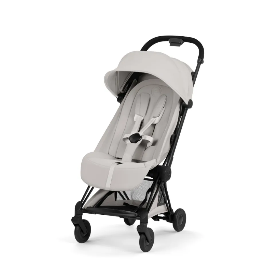 Poussette compacte voyage coya 2 style châssis matt black city grey