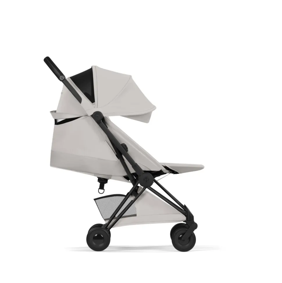 Poussette compacte voyage coya 2 style châssis matt black city grey