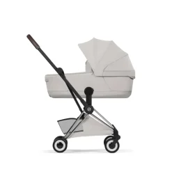 Poussette compacte voyage coya 2 style châssis chrome city grey