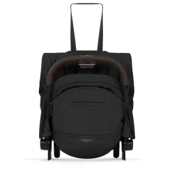 Poussette compacte voyage coya 2 style châssis matt black cozy beige