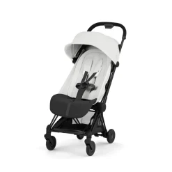 Poussette compacte voyage coya 2 style châssis matt black off white
