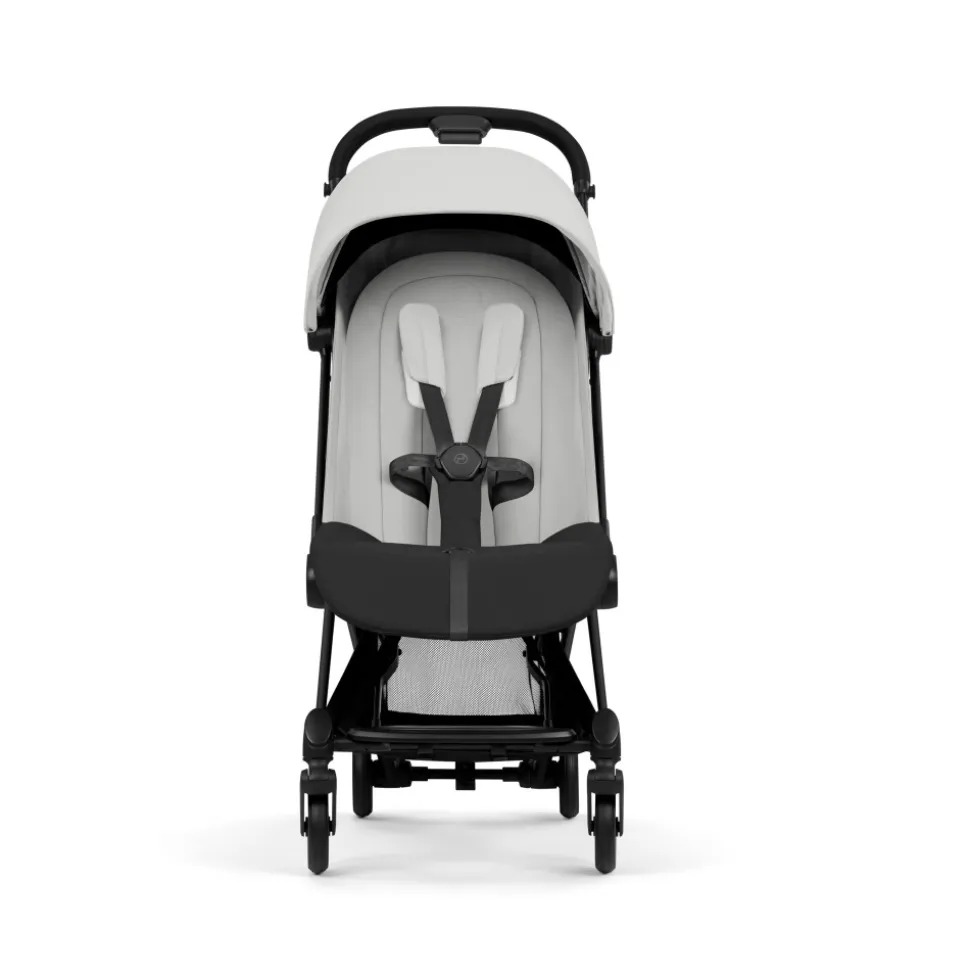Poussette compacte voyage coya 2 style châssis matt black off white
