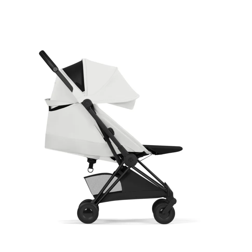 Poussette compacte voyage coya 2 style châssis matt black off white