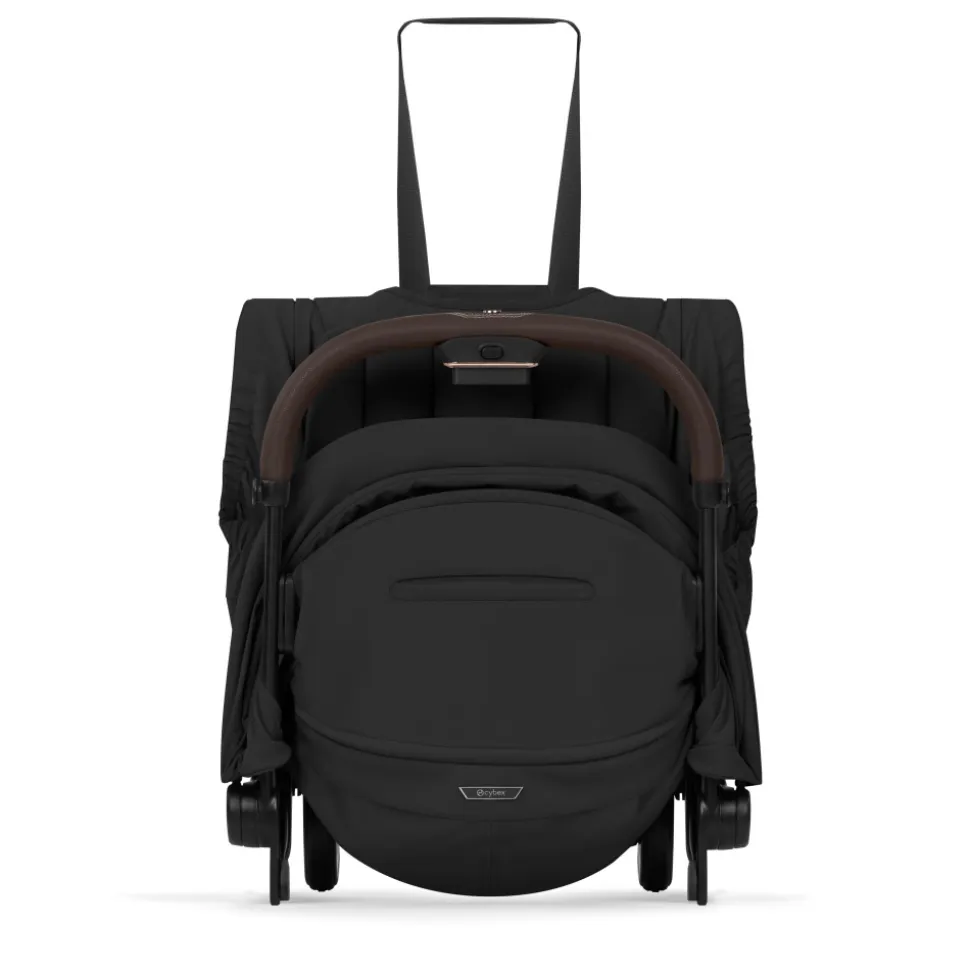 Poussette compacte voyage coya 2 style châssis matt black off white