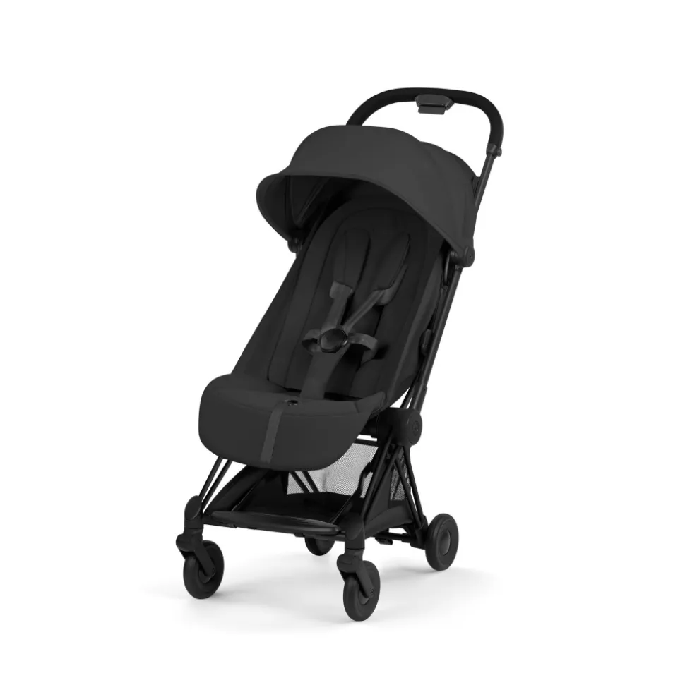 Poussette compacte voyage coya 2 style châssis matt black sepia black
