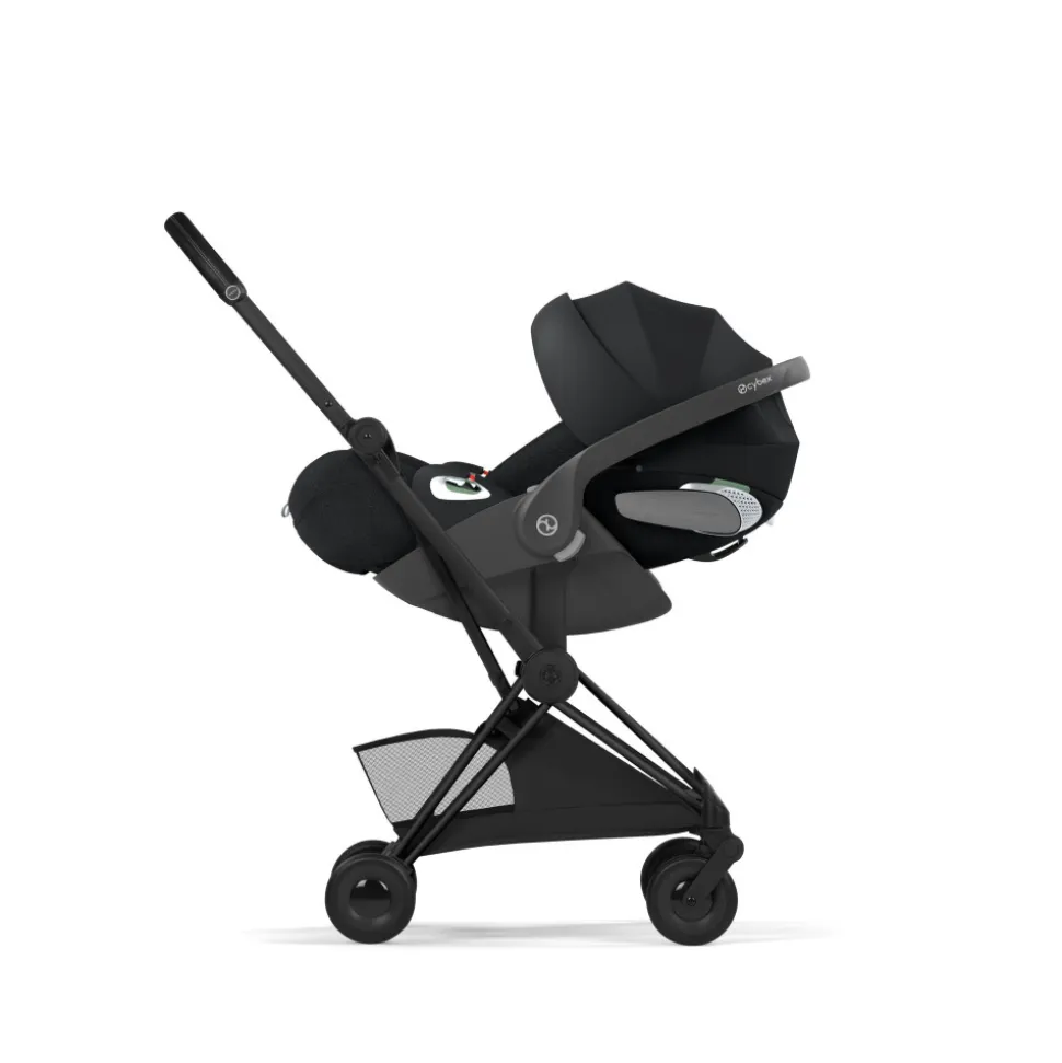 Poussette compacte voyage coya 2 style châssis matt black sepia black