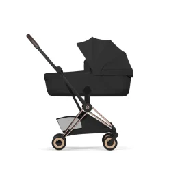 Poussette compacte voyage coya 2 style châssis rosegold sepia black