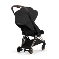 Poussette compacte voyage coya 2 style châssis rosegold sepia black