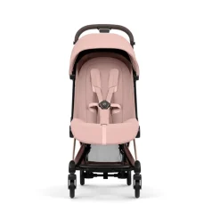 Poussette compacte voyage coya 2 style châssis rosegold peach pink