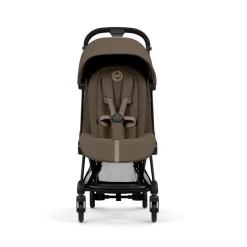 Poussette compacte voyage coya 2 confort châssis matt black coconut brown