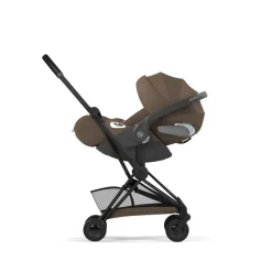 Poussette compacte voyage coya 2 confort châssis matt black coconut brown