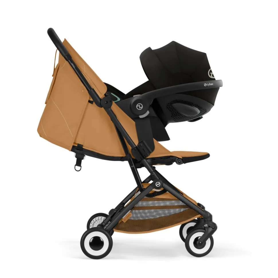 Poussette compacte voyage orfeo 3 cinnamon yellow