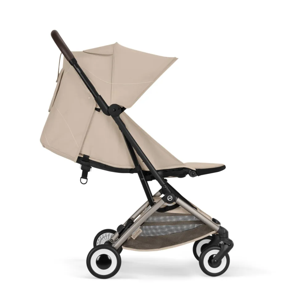 Poussette compacte voyage orfeo 3 almond beige
